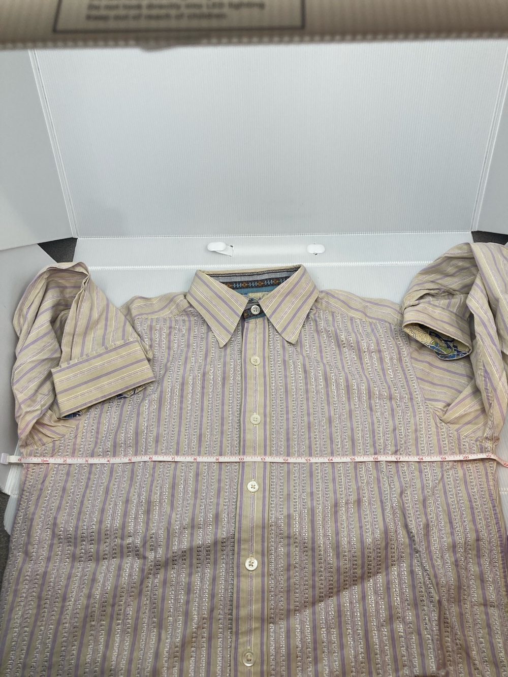 Robert Graham Long Sleeve Button Down Shirt Small S543 - Picture 10 of 12
